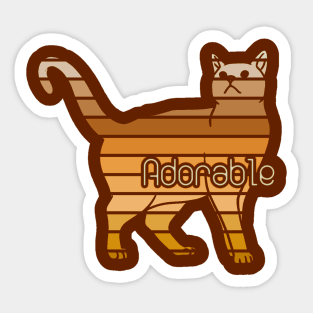 Adorable Cat Sticker